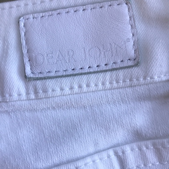 NWT Dear John Gisele High Rise White Skinny 30 - Picture 11 of 14